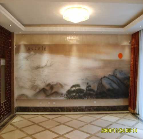 牡丹国画设计-国画