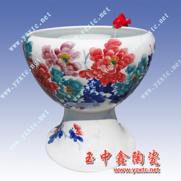 陶瓷大缸 定制青花彩绘陶瓷大缸批发