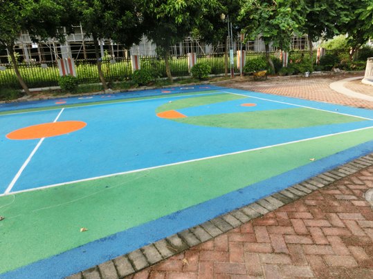 广东深圳EPDM橡胶地面 幼儿园操场专用橡胶地面 包做好价格