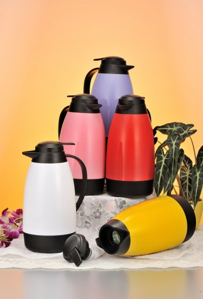 塑料热水瓶 玻璃内胆保温壶 家用开水瓶水壶暖瓶