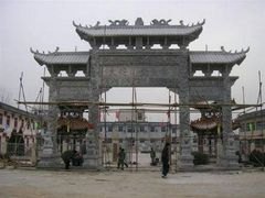 优质石栏杆，石牌坊价格，济宁石雕供应基地