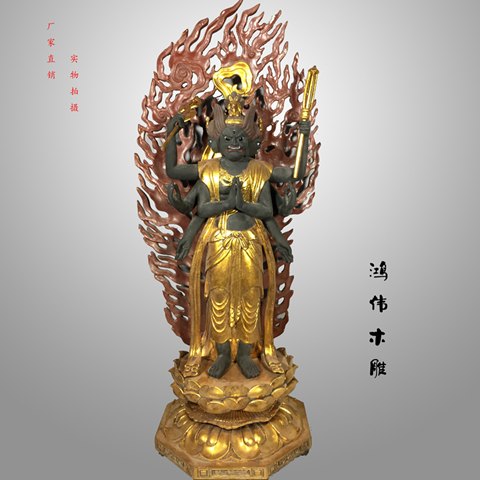 马头观音佛像木雕佛像雕刻工艺品