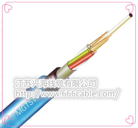 8芯MGTSV煤矿用阻燃通讯光缆