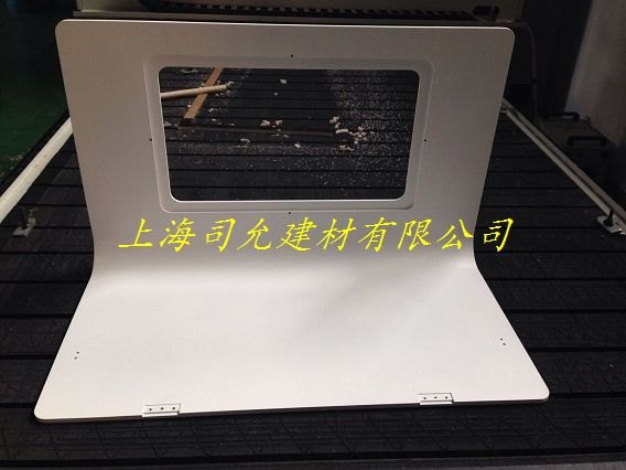 供应机械设备专用10mmABS板折弯铣边喷白色漆