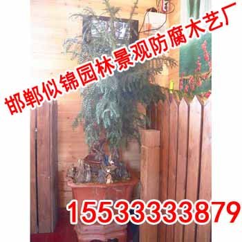防腐木花坛花盆【邯郸似锦园林】防腐木花坛花盆厂家