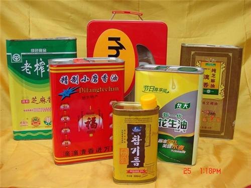 铁罐龙波森金属包装已认证江苏食用油铁罐2升装