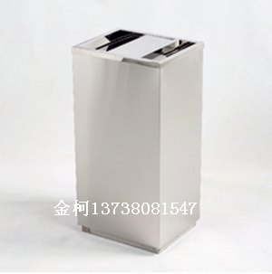 供应写字楼翻盖垃圾桶 酒店大堂果皮桶不锈钢果皮箱