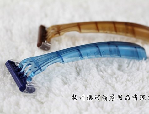 酒店一次性剃须刀 仿多乐口剃须刀 透明刀柄 星级酒店专用剃须刀