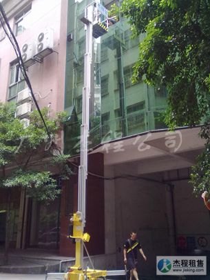 广州10米单人作业升降机，单桅杆升降机出租