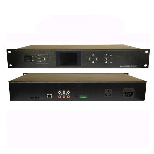 ip网络前置广播音频终端SV-7033ip广播校园公共广播音频解码终端