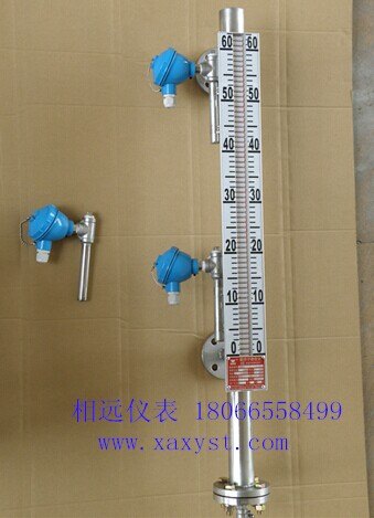 上海磁翻转双色液位计，电动远传式磁翻柱液位计