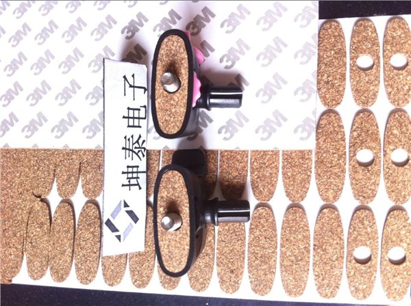 手持自拍杆软木垫 手机相机自拍脚架垫片 自拍支撑架垫片