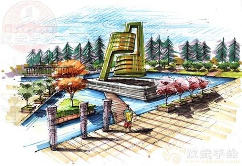 汉武手绘华科艺术考研培训洪山区考研培训