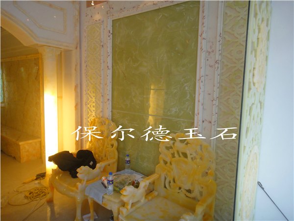 供应仿玉石背景墙