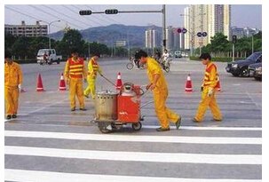 湖北马路划线 热熔冷漆喷划施工单位