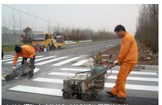 湖北武汉哪里有划线公司 道路车库市政专业划线单位价格