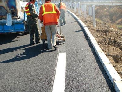湖北孝感道路划线 冷漆喷划 热熔标线施工单位