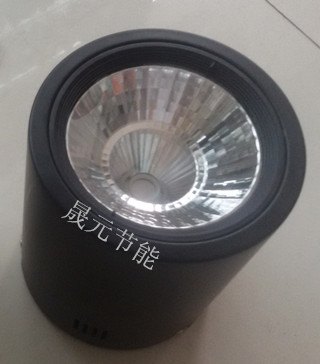 明装筒灯配件，COB明装筒灯外壳，明装筒灯图片