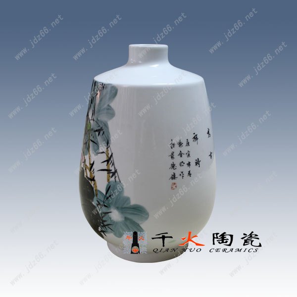 开业庆典礼品陶瓷花瓶厂家定制