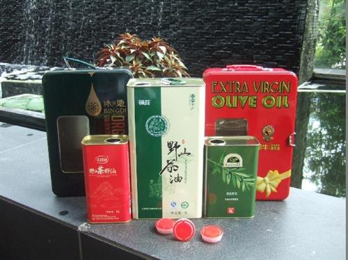 铁罐龙波森金属包装天津1L食用油铁罐包装