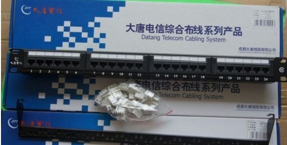 供应大唐电信六类非屏蔽24口配线架  原装正品