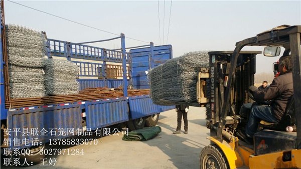 广西联企厂家热销热镀锌涂膜格宾网垫