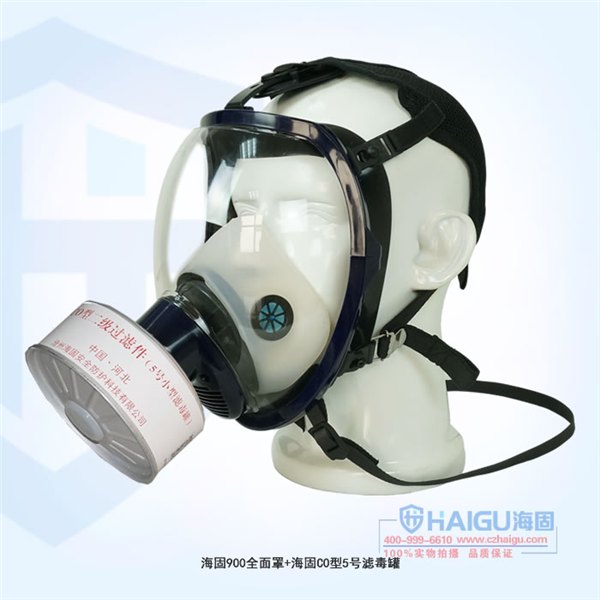 海固900防毒面具-CO一氧化碳气体防毒面具 套装
