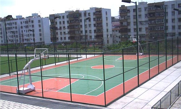无锡宜兴塑胶篮球场施工厂家|做一片球场的价格