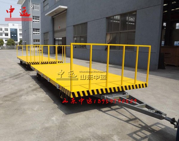 ZYPT6T平板拖车，牵引平板车，6T厂区运输车，平板拖车厂家，平板拖