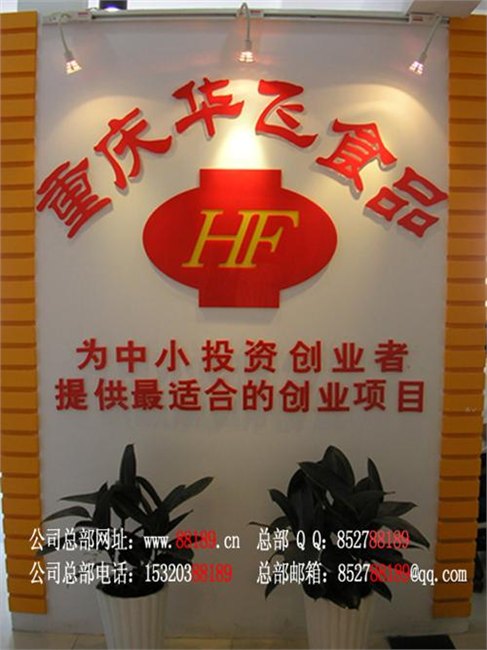 重庆华飞公司图,酸辣粉培训,酸辣粉