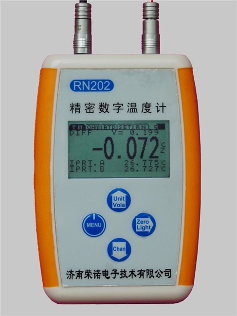 供应荣诺电子RN202R手持式双通道精密数字温度计 超低价销
