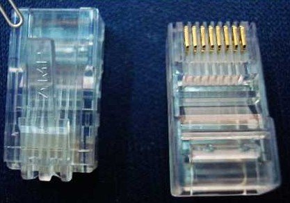供应TCL六类非屏蔽水晶头PQ0101   TCL原装正品