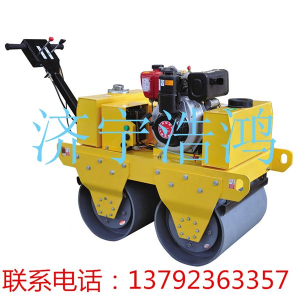 超低价最优质的小型压路机 泰州手扶双轮柴油压路机浩鸿十年大品牌