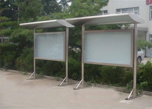 社区宣传栏不锈钢宣传栏304不锈钢社区宣传栏
