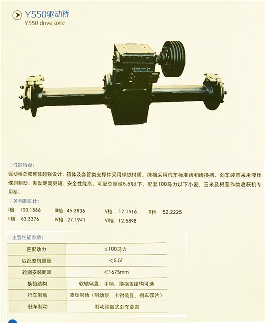 农机变速箱桥