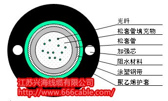 江苏12芯GYXTW光缆，型号私人定制