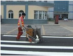 平顶山小区道路车库划线 河南道路划线漆生产