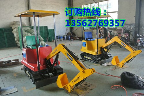 360度游乐挖掘机 来钱快项目就买浩鸿牌游乐挖掘机仿真儿童挖掘机