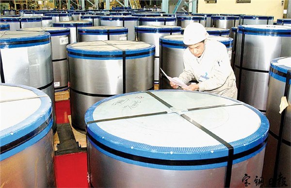 宝钢中灰509彩钢板，宝钢绯红色彩板，橘黄彩钢卷，荷叶绿彩卷，白银灰彩