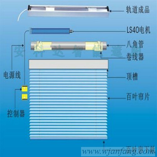 安科达电动百叶帘厂家直销