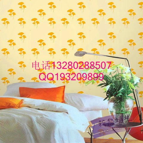 供应底纹碎花液体壁纸效果图，时尚实用液态壁纸丝网印花模具