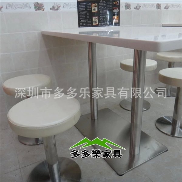 定制茶餐厅大理石桌子 时尚餐桌批发