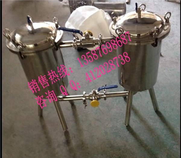 低价批发卫生级双联过滤器，双联管道过滤器，双滤筒过滤器