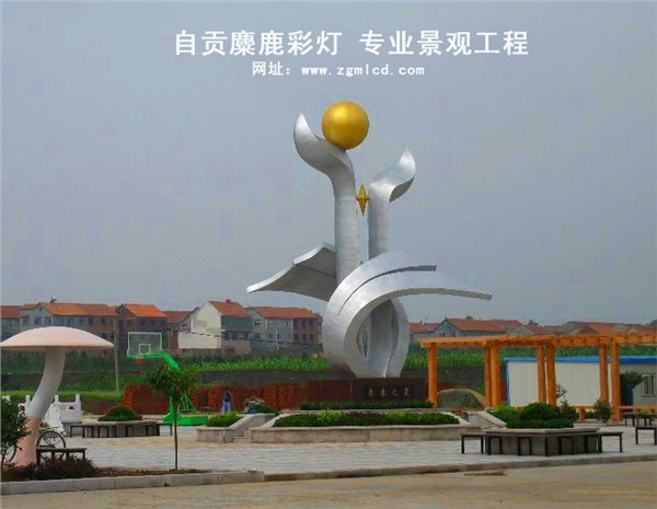成都麋鹿彩灯提供专业的景观设计制作