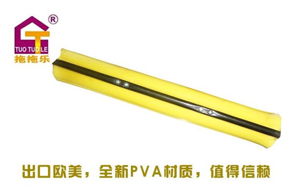 广东38CM海绵拖把头厂家专业批发吸水性强的胶棉头，不掉色弹性好最耐磨