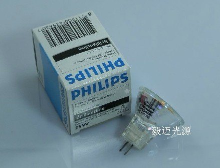 飞利浦14626 12V35W 10°法国STAGO血凝仪显微镜灯泡