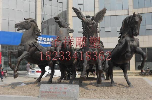 玻璃钢马价格-曲阳树脂雕塑-圣祥雕塑工艺品厂