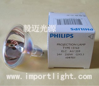 飞利浦13163 24V250W ELC PHILIPS彩色扩印机灯泡