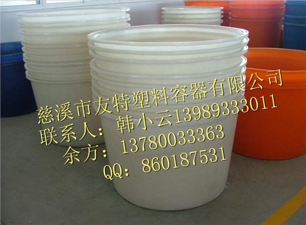 石家庄供应600L大口塑料圆桶，PE材质研制桶批发