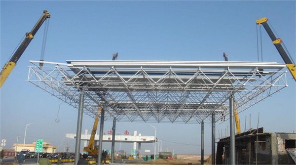 供应加油站网架/四川省建隆钢结构有限公司